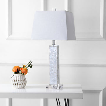 Noelle 28.5" Seashell LED Table Lamp - JONATHAN Y